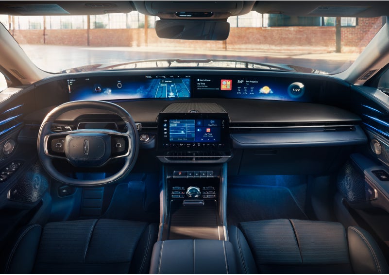 The panoramic display is shown in a 2024 Lincoln Nautilus® SUV. | Lincoln Demo 3 in Wooster OH
